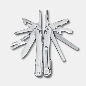 Multifunctional Victorinox Swiss Tool Spirit MX Clip, 105 mm, argintiu 3.0224.MK