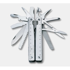 Cumpara Multifunctional Victorinox Swiss Tool X, 115 mm, teaca piele, argintiu 3.0338.L 7