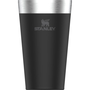 Pahar termoizolant pentru bere Stanley The Stacking Tumbler .47L, Matte Black Pebble 10-02282-058 - Img 1