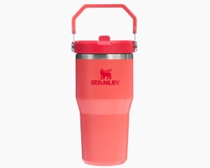 Pahar termoizolant The IceFlow Flip Straw Tumbler 2.0, 0.6L, Hot Coral 10-12044-050 - Img 1
