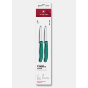 Set cutite curatat Victorinox Swiss Classic Paring Set, 2 piese, Green 6.7604.2C1
