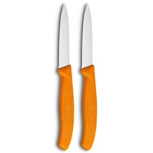 Set cutite curatat Victorinox Swiss Classic Paring Set, 2 piese, Orange 6.7636.L119B - Img 2