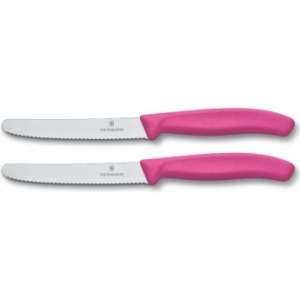Set cutite curatat Victorinox Swiss Classic Paring Set, 2 piese, Pink 6.7836.L115B 2