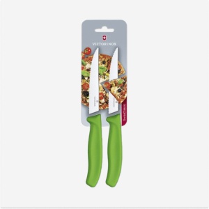Set cutite pizza Victorinox Swiss Classic Pizza Set, 2 piese, Green 6.7936.12L4B - Img 1
