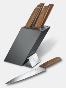 Set cutite Victorinox Swiss Modern Block, 6 piese, Wood 6.7186.6 - Img 1