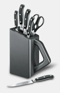 Set pentru bucatarie Victorinox Grand Maitre Cutlery Block, 6 piese, Black 7.7243.6 - Img 6