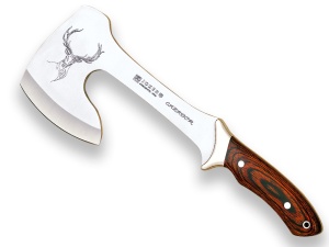 Topor Joker Cazador, maner lemn stamina, lama full tang 33.5cm HR00 - Img 1