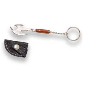 Briceag breloc Joker AX, maner lemn, lungime 9.5cm JKR0821