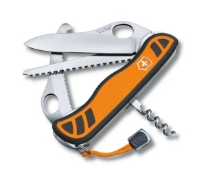 Briceag Victorinox Hunter XT Grip One Hand,111 mm, galben/negru 0.8341.MC9 Blister - Img 1