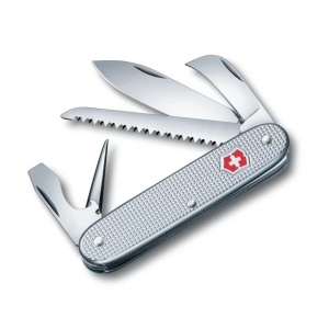 Briceag Victorinox SwissArmy 7, Alox,93 mm, argintiu 0.8150.26