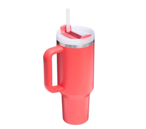 Cana termoizolanta Stanley The Quencher H2.O FlowState Tumbler 1.20L, Hot Coral 10-10825-018 - Img 2