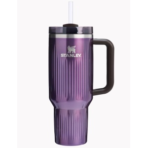 Cana termoizolanta Stanley The Quencher H2.O Fluted Tumbler 1.18L, Visiniu 10-13002-018