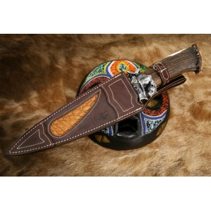Cumpara Cutit Muela B.F-Leopard, maner corn de cerb, lama 24cm 2