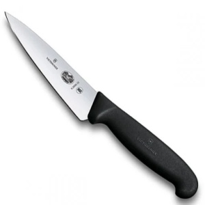 Cutit pentru carne Victorinox Carving, lama 12cm, Black 5.2003.12