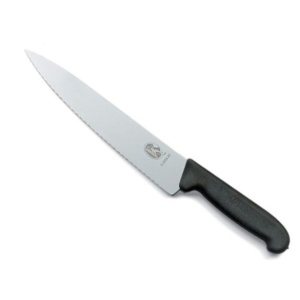 Cutit pentru carne Victorinox Carving, lama 25cm, Black 5.2033.25