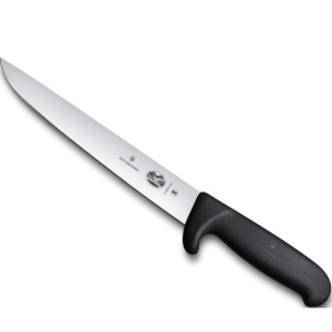 Cutit pentru injunghiat Victorinox Sticking Knife, lama 20cm, Black 5.5503.20L