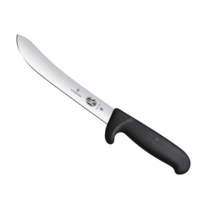 Cutit pentru macelarie Victorinox Butcher Knife, lama 18cm, Black 5.7603.18L