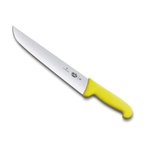 Cutit pentru macelarie Victorinox Butcher Knife, lama 18cm, Yellow 5.5208.18