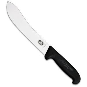 Cutit pentru macelarie Victorinox Butcher Knife, lama 20cm, Black 5.7403.20