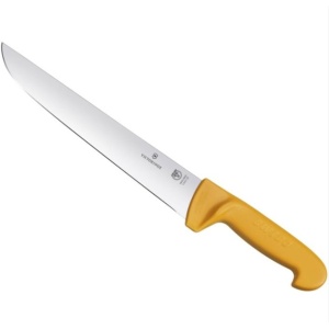 Cutit pentru macelarie Victorinox Swibo Butcher Knife, lama 26cm, Orange 5.8431.26
