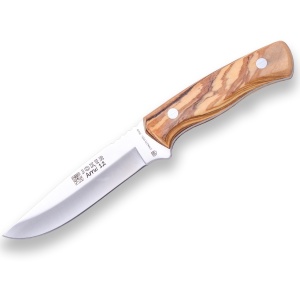 Cutit pentru Outdoor Joker Arrui 12, maner lemn maslin, lama full tang 12cm CO63