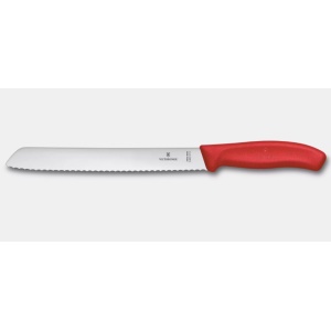 Cutit pentru paine Victorinox Bread knife, 21cm, Red 6.8631.21C1B