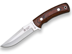 Cutit pentru vanatoare Joker Gamo, maner lemn stamina, lama full tang 13cm CR50 - Img 1
