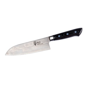 Cutit Santoku Muela SANTOKU-17DAM.M, lama 17cm, Black