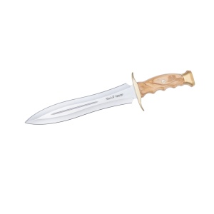 Cutit Vanatoare Muela BW-24.OL,maner lemn presat de coral, lama 24 cm