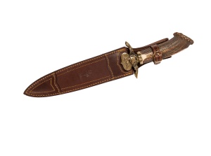 Cutit Vanatoare Muela Cervus-26L,maner corn de cerb, lama 25.5 cm - Img 3