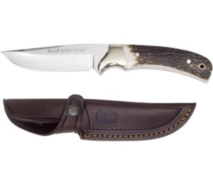 Cutit Vanatoare Muela SETTER-11A,maner corn de cerb, lama full tang 11 cm - Img 2