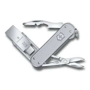 Multifunctional Victorinox Jetsetter Alox Work,58 mm, fara lama, argintiu 0.6261.26G32B1