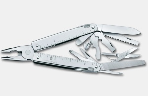 Multifunctional Victorinox Swiss Tool X cu clinchet, 115 mm, teaca nylon, argintiu 3.0339.N - Img 5