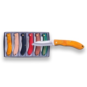 Set Bricege Joker, manere lemn, diverse culori JKR0498