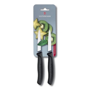 Set cutite curatat Victorinox Swiss Classic Paring Set, 2 piese, Black 6.7633.B - Img 1