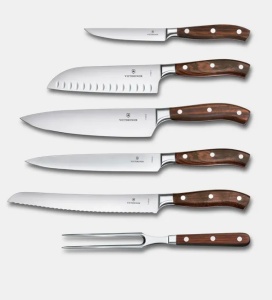 Set pentru bucatarie Victorinox Grand Maitre Knife Block, 6 piese, Wood 7.7240.6 - Img 5