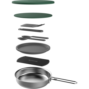 Set vase pentru camping Stanley The All-In-One Fry Pan Set .94L, Stainless Steel 10-02658-013 - Img 3
