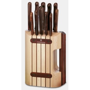Set Victorinox pentru Bucatarie Wood Cutlery Block, 11 piese, manere lemn artar 5.1150.11