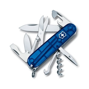 Briceag Victorinox Climber, 91 mm, albastru transparent 1.3703.T2