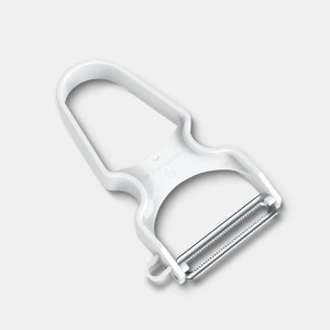 Curatator Victorinox Rapid Peeler, 110mm, lama dubla zimtata, ABS, white 6.0933 - Img 3