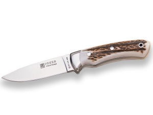 Cutit Bushcraft Joker Pantera, maner corn cerb, lama full tang 9.5cm CC16 - Img 1