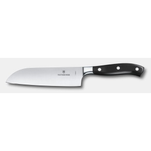 Cutit Chef Victorinox Grand Maitre Santoku Knife, lama 17cm, Black 7.7303.17G