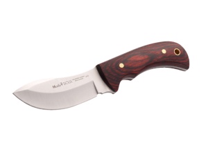 Cutit jupuit Muela SIOUX-10R,maner lemn presat de coral, lama full tang 10 cm - Img 1