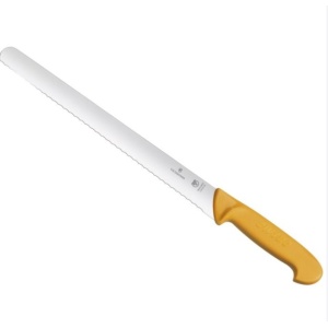 Cutit pentru feliat Victorinox Swibo Larding Knife, lama 35cm, Orange 5.8443.35
