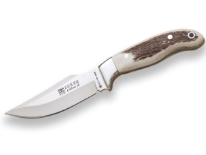 Cutit pentru jupuit Joker Cebra D, maner corn cerb, lama full tang 11cm CC40 - Img 1
