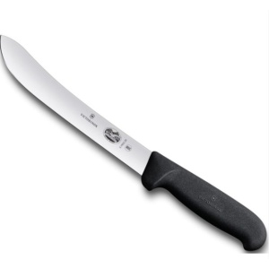 Cutit pentru macelarie Victorinox Butcher Knife, lama 20cm, Black 5.7603.20
