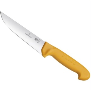 Cutit pentru macelarie Victorinox Swibo Butcher Knife, lama 14cm, Orange 5.8421.14