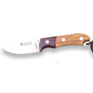 Cutit pentru Outdoor Joker Aguila, manmer lemn maslin, lama full tang 8.5cm CO103