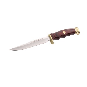 Cutit Vanatoare Muela BWF-14,maner lemn presat de coral, lama 14 cm