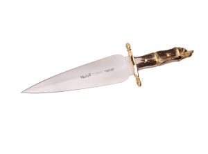 Cutit Vanatoare Muela COV-C,maner corn de cerb, lama 24.5 cm - Img 1